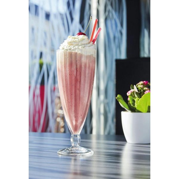 Бокал для коктейля 500 мл "Квадро" Milkshake d 8,7 см h22 см Arcoroc [6]