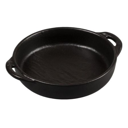 Блюдо круглое 18 см h4 см 570 мл с ручками Smooth Black Raw Stellar P.L. Proff Cuisine [4]