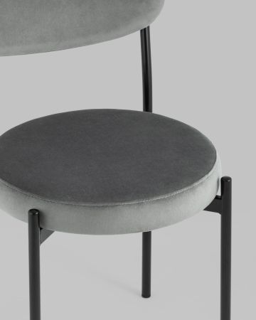 Стул Бриф NEW велюр тёмно-серый