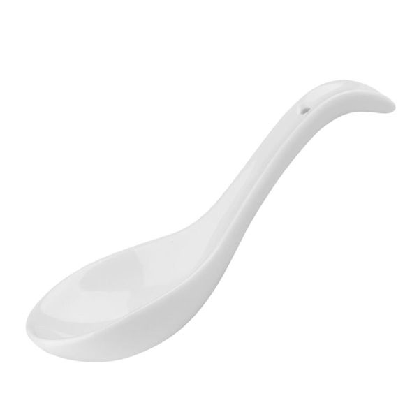 Ложка для мисосупа 15 см белая фарфор P.L. Proff Cuisine [10]