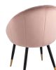 Стул Наоми велюр розовый