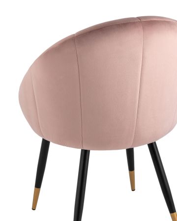 Стул Наоми велюр розовый
