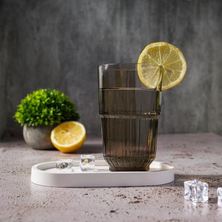 Стакан Хайбол 425 мл "Taro" Smoky d 8,2 см h13,3 см P.L. - BarWare [6]