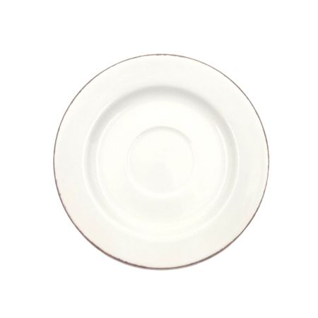 Блюдце d=160 мм. Ретро коричневый край (чашка 69214, 69212), форма Банкет Bonna /1/6/1848/ ВДОХНОВЕНИЕ