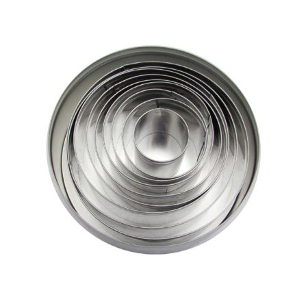 Набор форм-резаков "Круг" 6 шт 100/80/70/60/50/40 мм h5 см нерж. P.L. Proff Cuisine