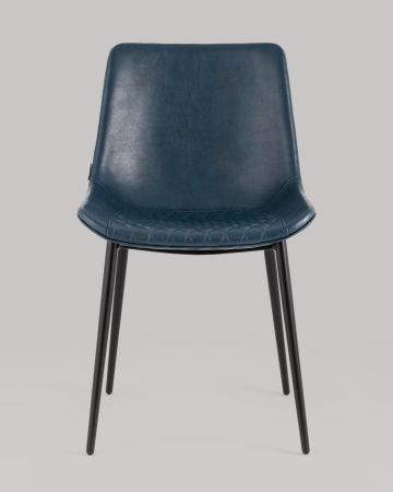 Стул Деймон экокожа тёмно-синий
