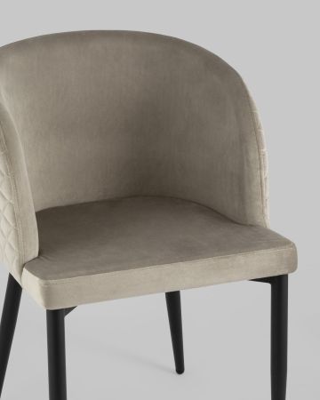 Стул Оскар велюр шампань