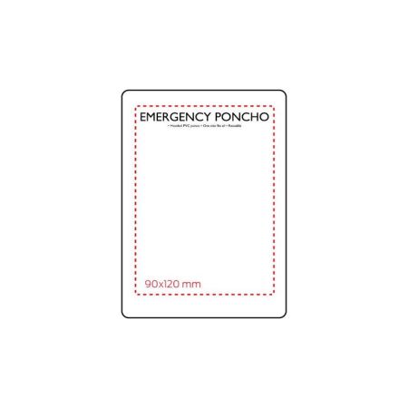 Дождевик-пончо розовый, PE 0.02 мм