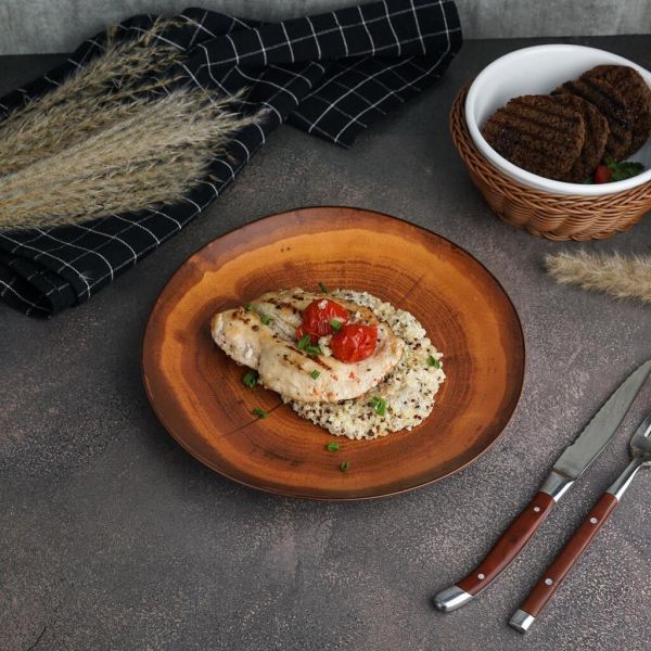 Тарелка 23 см h2,7 см Wood Fusion P.L. Proff Cuisine [4]