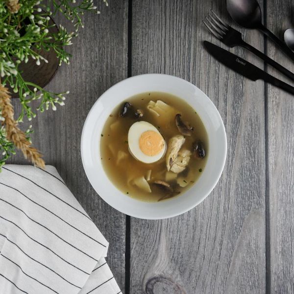 Салатник 610 мл d 17,7 см h5 см белый фарфор Glory Eco P.L. Proff Cuisine [6]