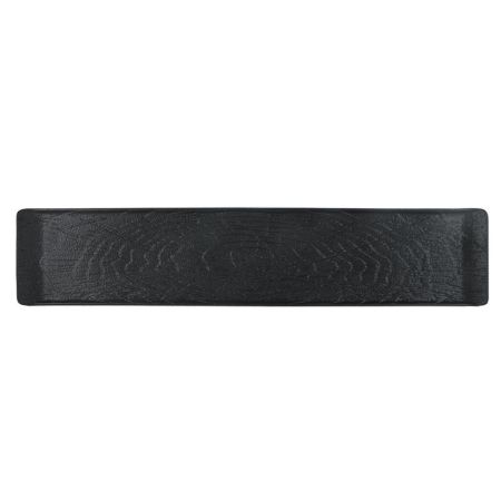 Блюдо прямоугольное 47*10 см с бортами Side Up2 Black Raw Wood P.L. Proff Cuisine [3]