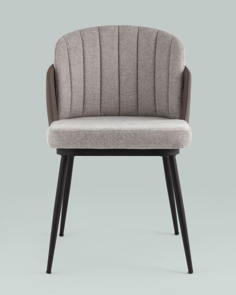 Стул Пенелопа рогожка серый