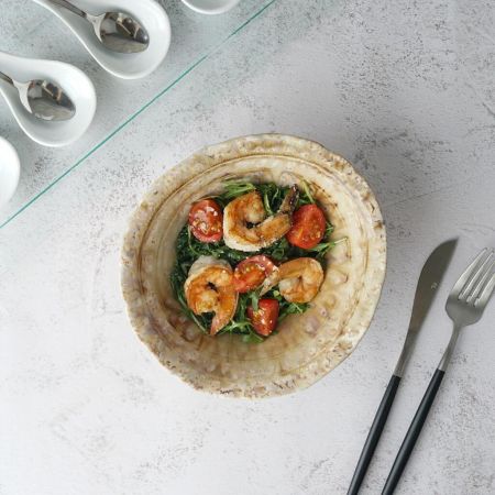 Салатник 450 мл d 17,5 см h7,5 см Pearl Coral Flower Frutti di Mare P.L. [4]