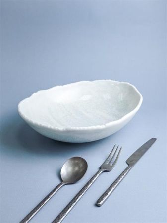 Салатник овальный 1 л, 25,5х20,5 см h 7 см, фарфор, Boletus Fusion