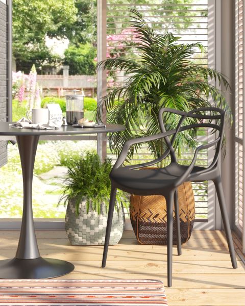 Стул Masters (Мастерс) пластик черный