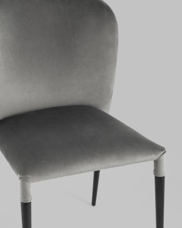 Стул Лори велюр серый