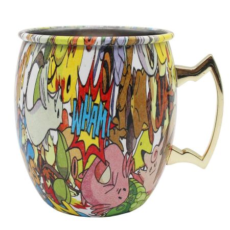 Кружка для коктейля 500 мл "Animal Moscow Mule" d 8 см h10 см нерж. P.L.- Barbossa