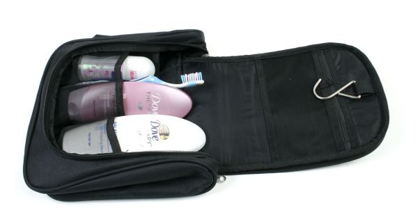 Несессер черный, полиэстер