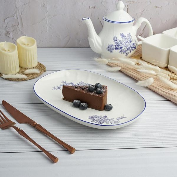 Блюдо овальное 25,6*17,8 см h2,5 см Sea Flower P.L. Proff Cuisine [1]