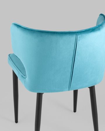 Стул Матео велюр темно-бирюзовый