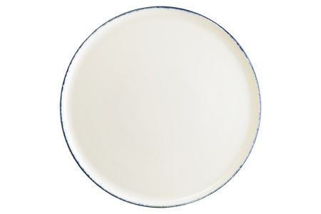 Блюдо для пиццы d=320 мм. Ретро синий край, форма Гурмэ Bonna /1/6/348/ ВДОХНОВЕНИЕ