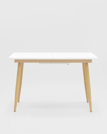 Стол обеденный Стокгольм раскладной 120-160*80 белый