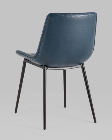 Стул Деймон экокожа тёмно-синий