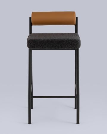 Стул полубарный Балла темно-серый