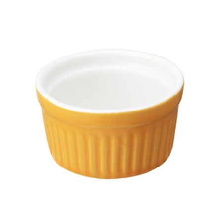 Соусник 55 мл 6 см Рамекин круглый оранжевый фарфор P.L. Proff Cuisine [6]