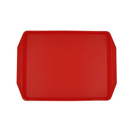 Поднос 42*30 см. красный поверхность шагрень MGprof /1/10/