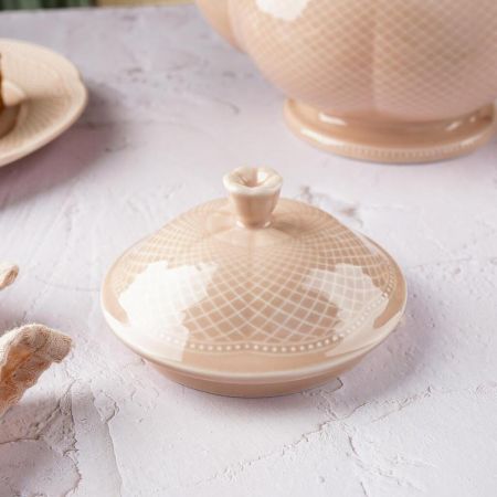 Чайник 1100 мл d 15,5 см h11,2 см Aristocrat Peach Tea Noble [1]