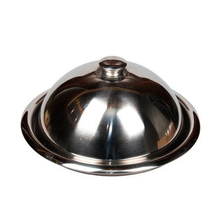 Блюдо для подачи с крышкой d 35 см нерж. P.L. Proff Cuisine