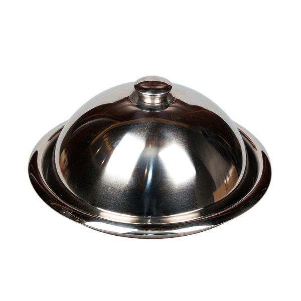 Блюдо для подачи с крышкой d 35 см нерж. P.L. Proff Cuisine