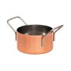 Кастрюля для подачи 10,9 см h6,1 см 550 мл круглая Copper нерж. цвет медь P.L.