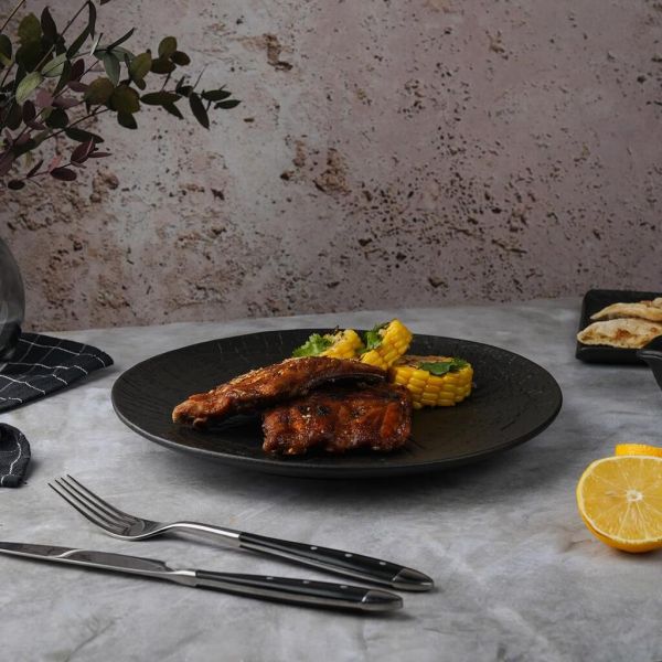 Тарелка d 27 см h2,5 см Black Raw Wood P.L. Proff Cuisine [4]