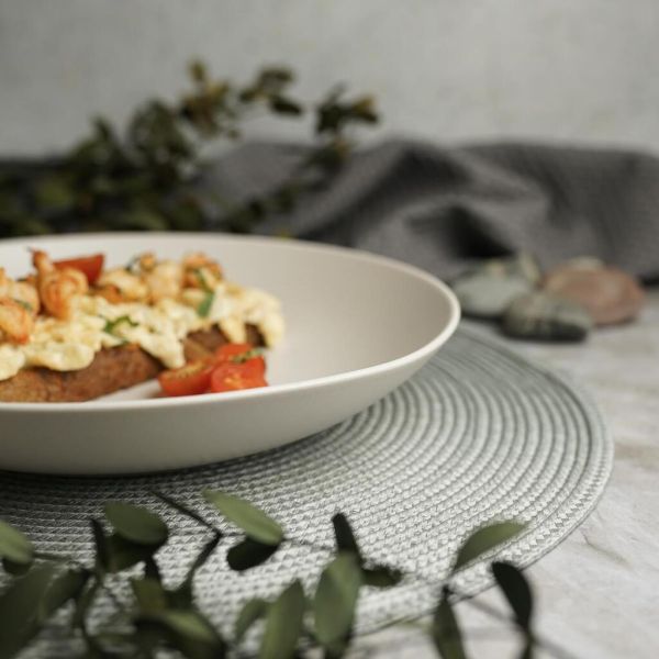 Салатник 1250 мл d 25,5 см h4,5 см Light Grey Noble [1]