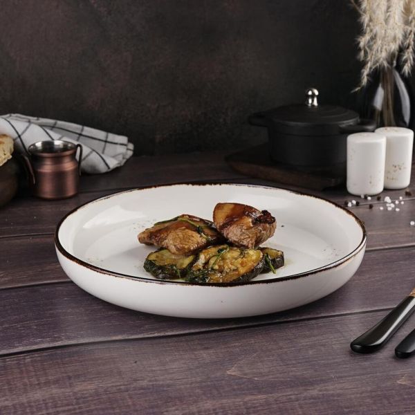 Тарелка с бортом d 25 см h4 см Grace Noble [6]