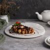 Тарелка d 26 см h3/1 см Oyster борт лесенка белая фарфор P.L. Proff Cuisine [2]