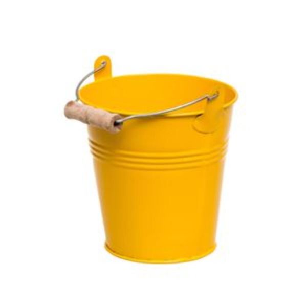 Емкость Ведро для подачи и сервировки 500 мл d 11 см h10,5 см желтое сталь P.L. Proff Cuisine