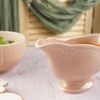 Соусник 390 мл 18,5*8,2 см h9,5 см с ручкой фарфор Aristocrat Peach Tea Noble [1]