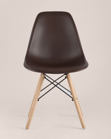 Стул Eames DSW коричневый x4