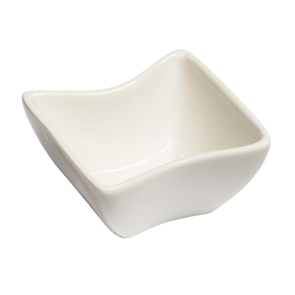 Соусник 80 мл 8*8 см h4,2 см Mini Mix белый фарфор P.L. Proff Cuisine [6]