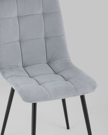 Стул Oliver велюр серый