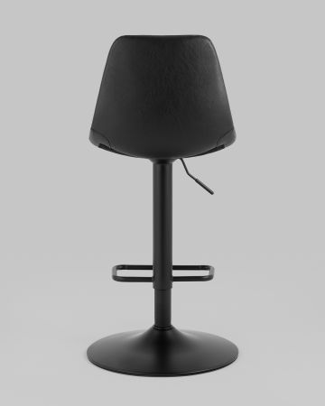 Стул барный Code экокожа чёрный