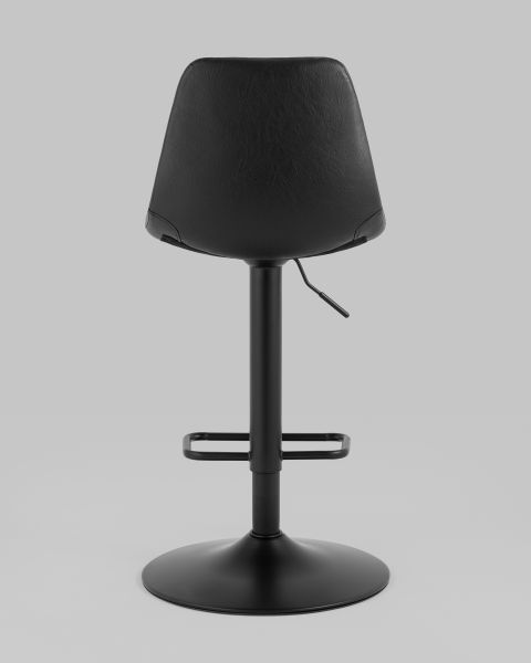 Стул барный Code экокожа чёрный