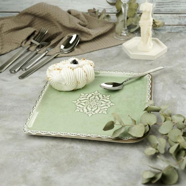 Тарелка квадратная 23*23 см Rome By Bone Innovation [1]