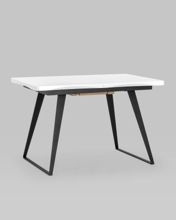 Стол обеденный Йорк раскладной 120-160*80 белый