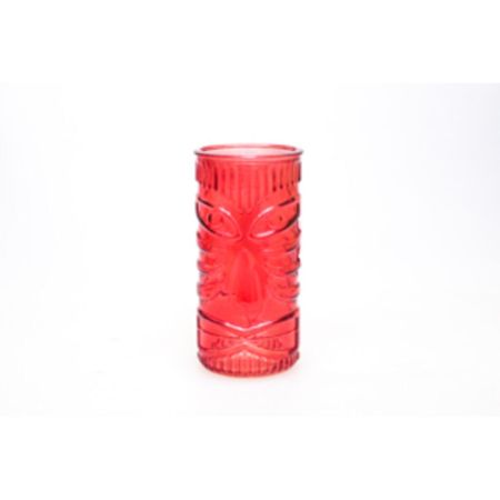 Бокал стакан для коктейля 400 мл "Тики" d 7,2 см h15,2 см красный стекло P.L. - BarWare