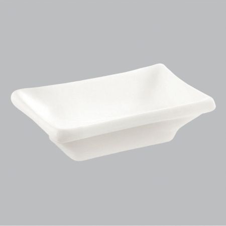 Соусник 20 мл 7,2*4,8 см h1,8 см белый фарфор P.L. Proff Cuisine [6]