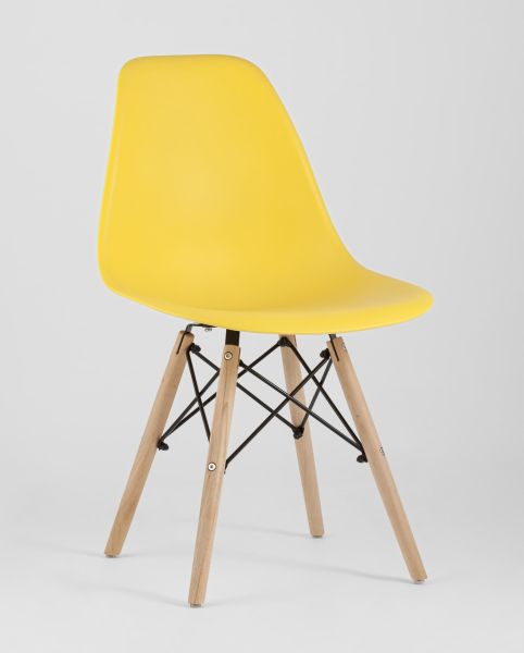 Стул Eames Style DSW желтый